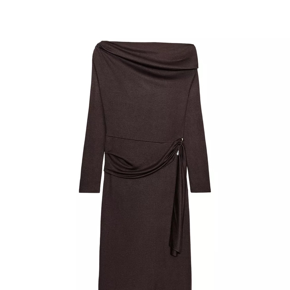 Elegant Black Off-Shoulder Dress